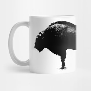 bison t-shirt Mug